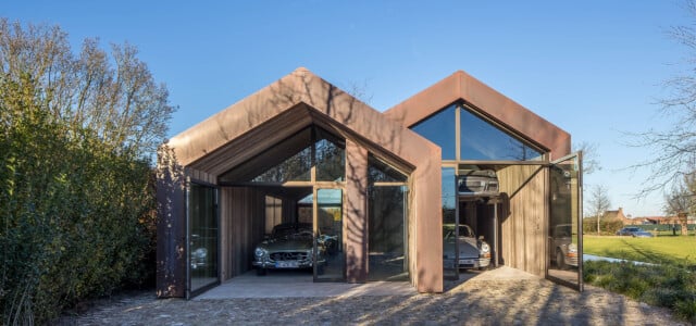 Poolhouse | Garaje para varios coches equipado con ventanas Ottima | Maister | Alumilux